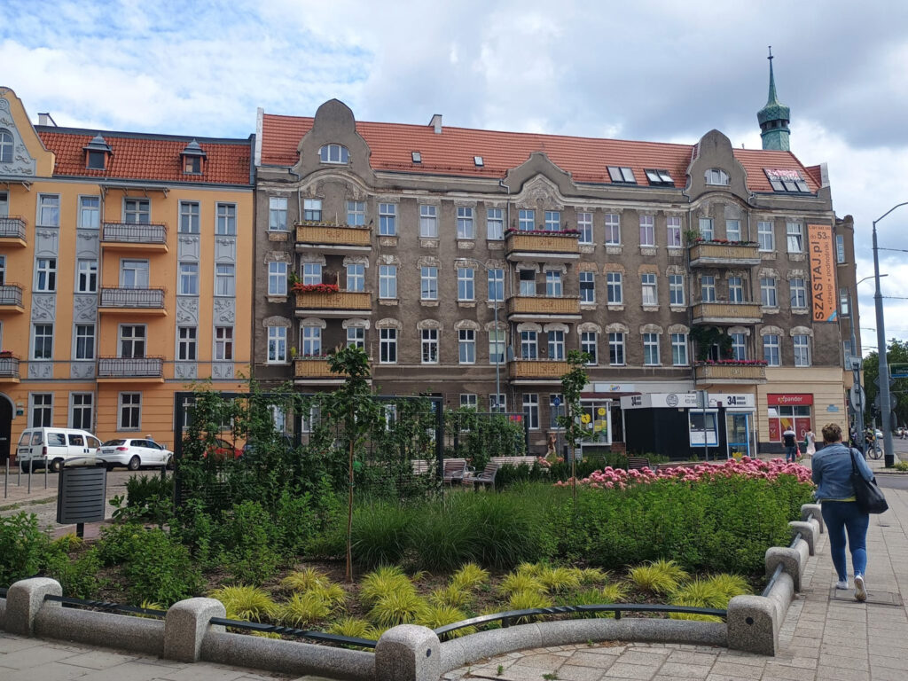 Kreuzung Krzywoustego/Bohaterów Warszawy. Foto: © Brygida Helbig, 2025