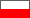 Flagge Polen mit Rand