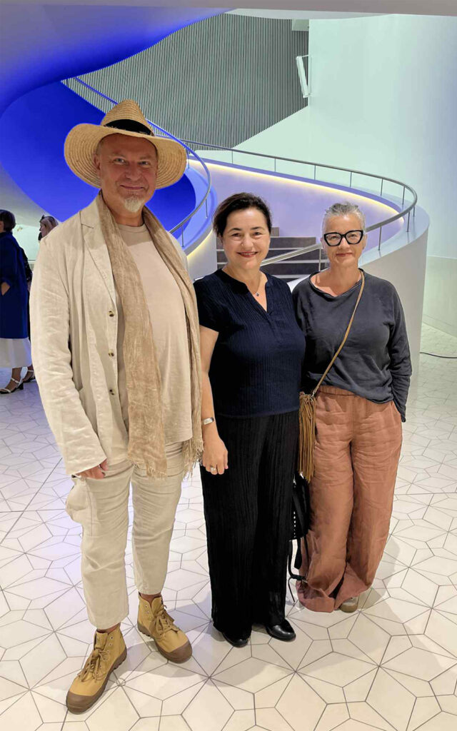 Mit dem Tanzmeister und Folkloreforscher Ryszard Długopolski und Beata Wolanin