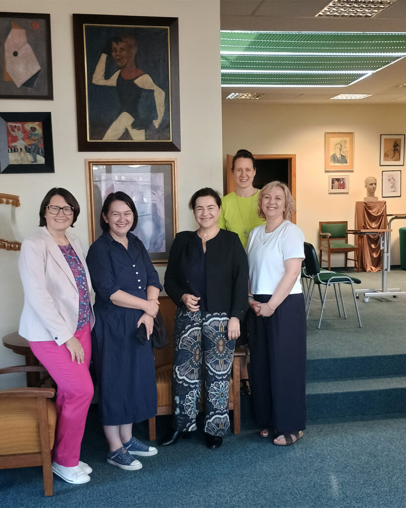 Im Literaturmuseum. Mit Anna Szlesińska, Monika Szymanik, Sylwia Wesołowska und Aleksandra Skiba